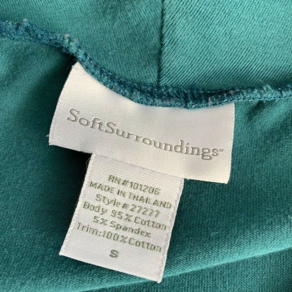 Soft Surroundings Double Layer Wrap Tunic Cowl Neck Size Small - Picture 4 of 4